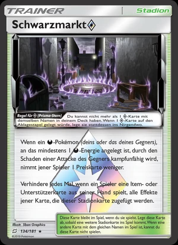 Schwarzmarkt ◇ card in German