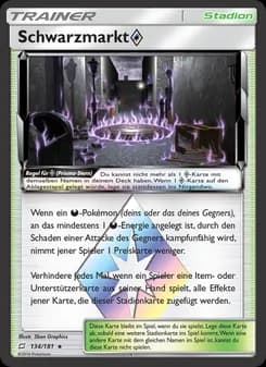 Schwarzmarkt ◇ card in German