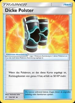 Dicke Polster card in German