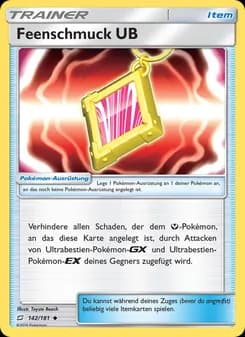 Feenschmuck UB card in German