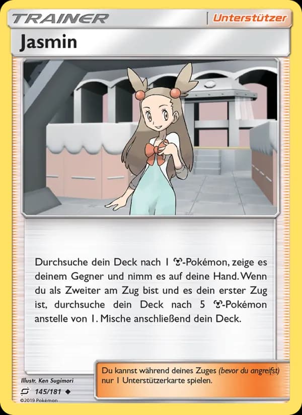 Jasmin card in German
