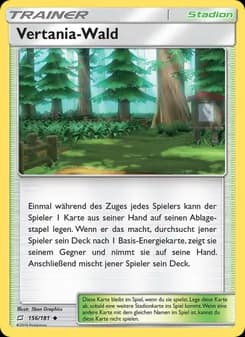 Vertania-Wald card in German