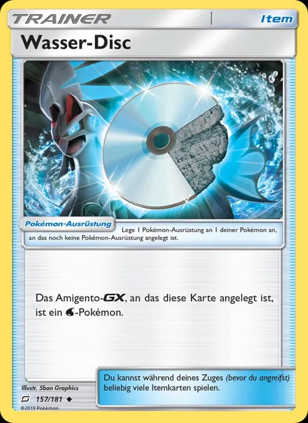 Wasser-Disc card in German