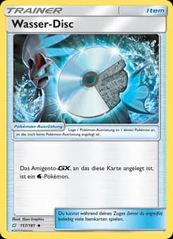 Wasser-Disc card in German