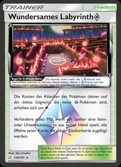 Wundersames Labyrinth ◇ card in German