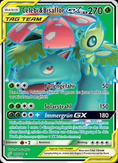 Celebi & Bisaflor GX card in German