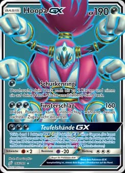 Hoopa GX card in German