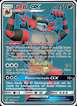 Fuegro GX card in German