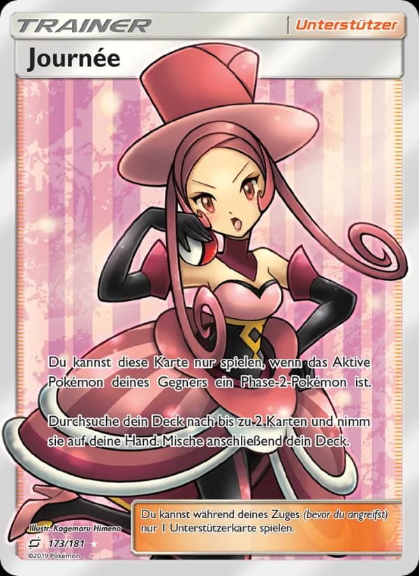 Journée card in German