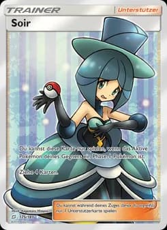 Soir card in German