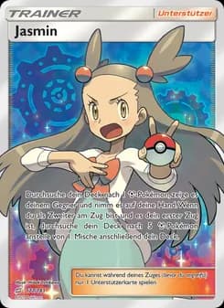 Jasmin card in German