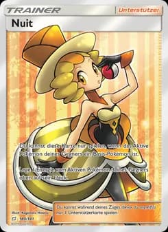 Nuit card in German