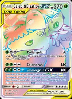 Celebi & Bisaflor GX card in German