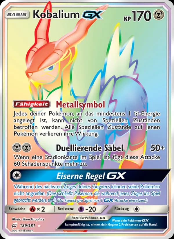 Kobalium GX card in German