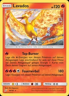Lavados card in German