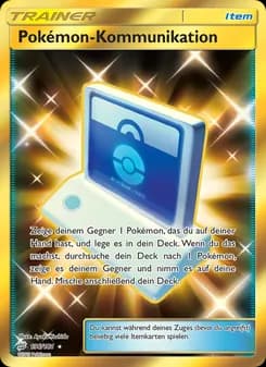 Pokémon-Kommunikation card in German