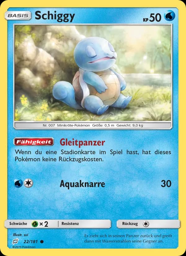 Schiggy card in German