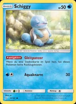 Schiggy card in German
