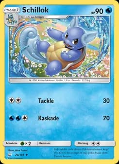 Schillok card in German