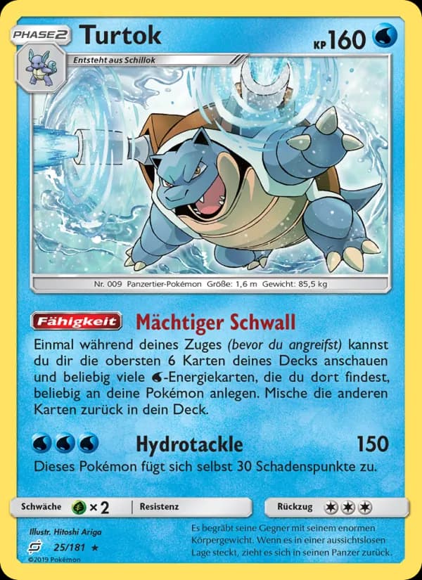 Turtok card in German
