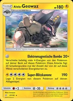 Alola-Geowaz card in German