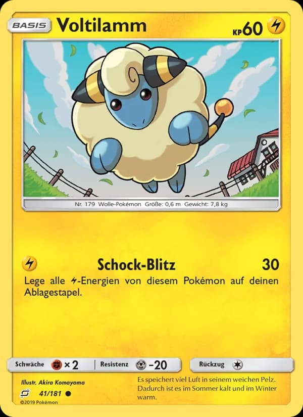 Voltilamm card in German