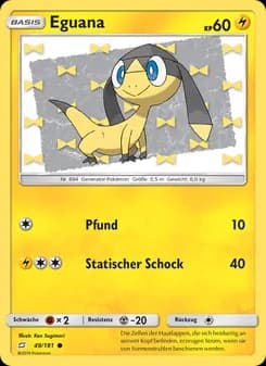 Eguana card in German
