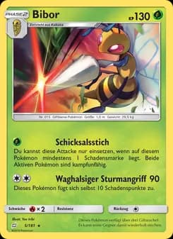 Bibor card in German