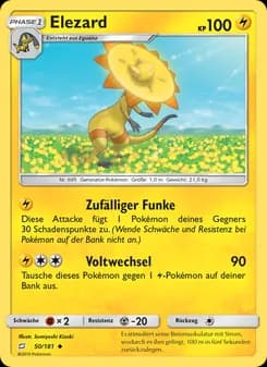 Elezard card in German