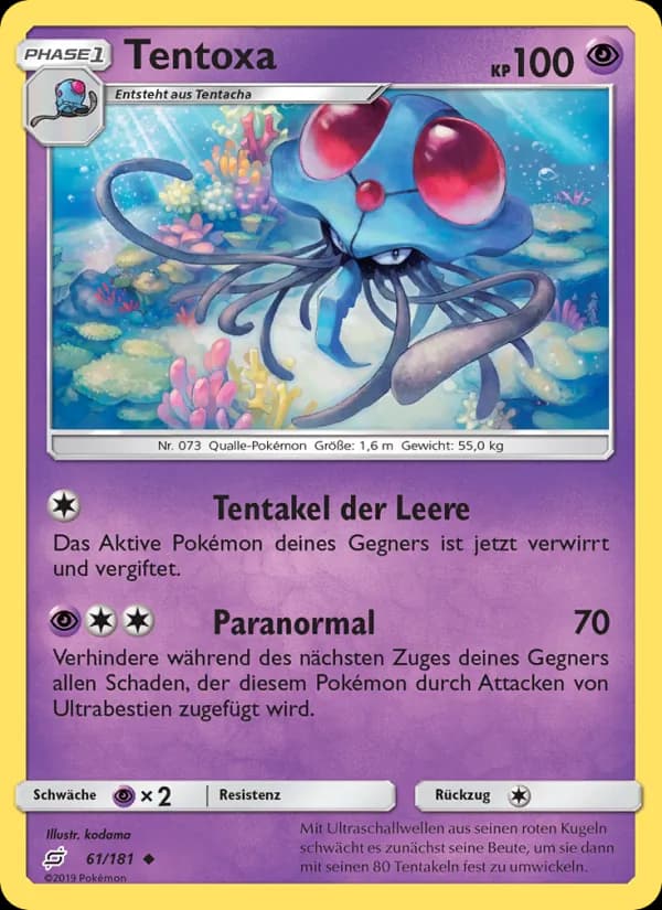 Tentoxa card in German