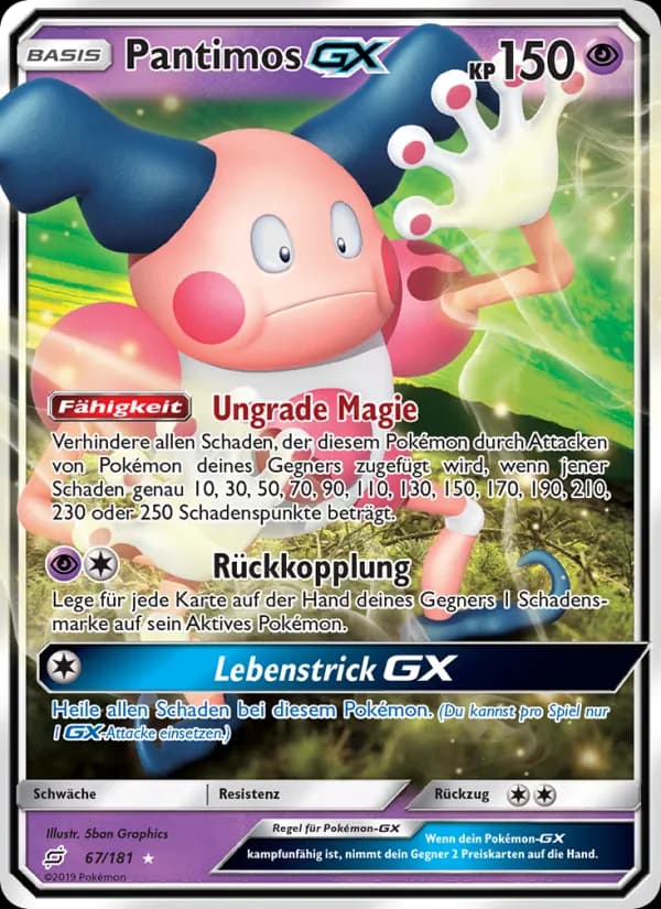Pantimos GX card in German