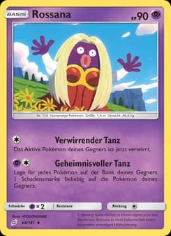 Rossana card in German