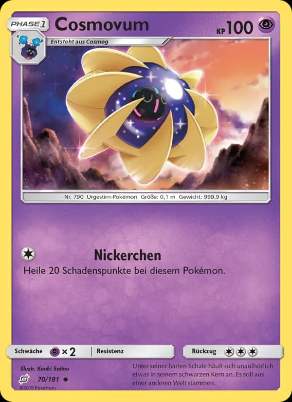 Cosmovum card in German