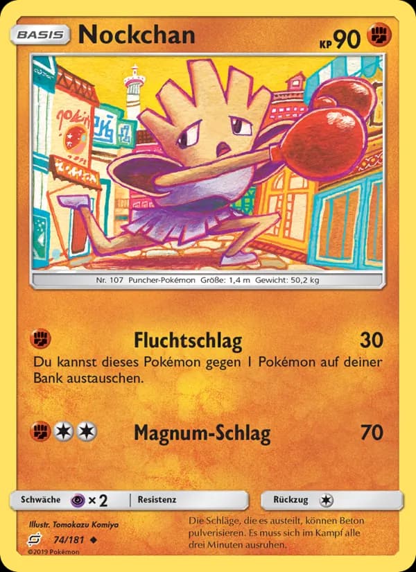 Nockchan card in German