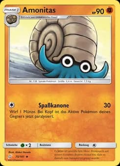 Amonitas card in German