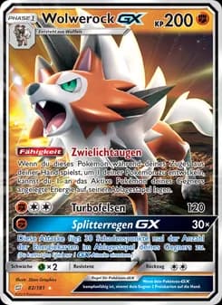 Wolwerock GX card in German
