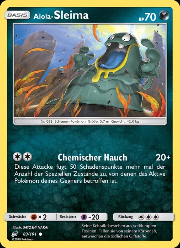 Alola-Sleima card in German