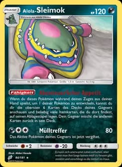 Alola-Sleimok card in German