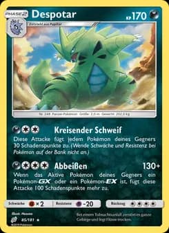 Despotar card in German