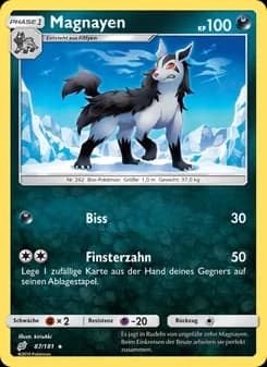Magnayen card in German