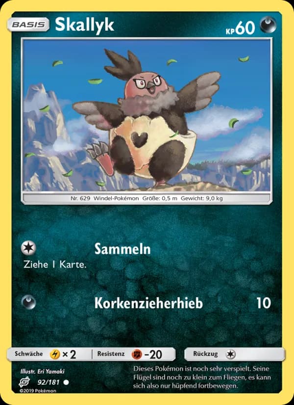 Skallyk card in German