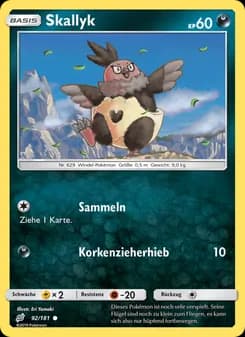 Skallyk card in German