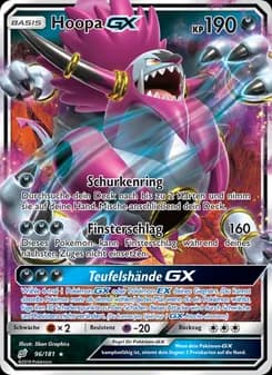 Hoopa GX card in German