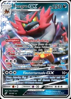 Fuegro GX card in German