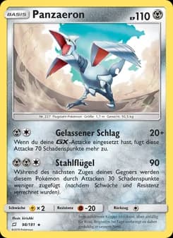 Panzaeron card in German