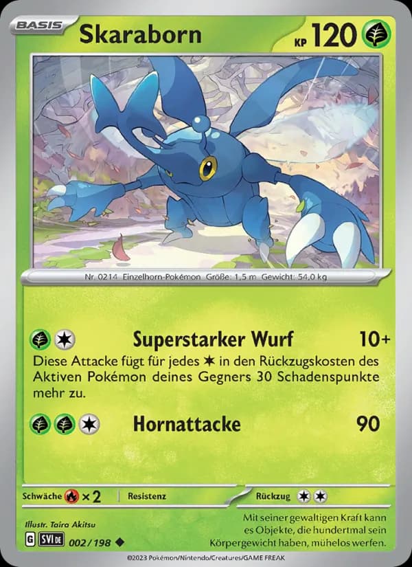 Skaraborn card in German