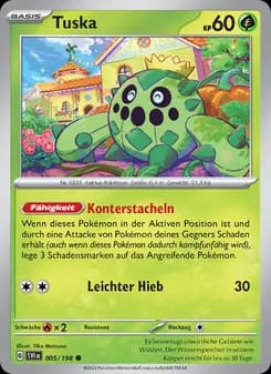 Tuska card in German