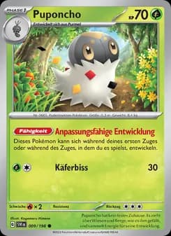 Puponcho card in German