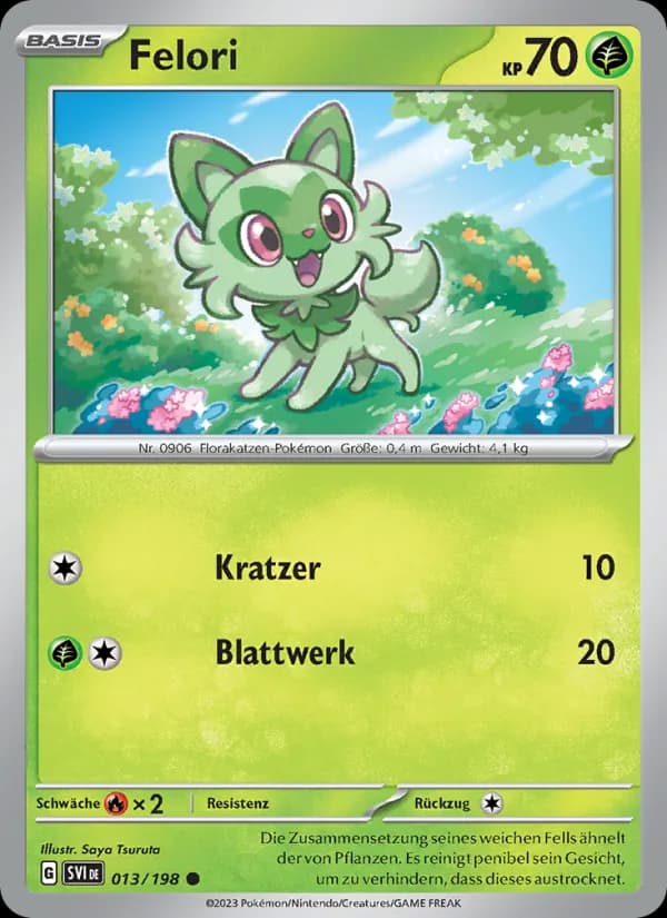 Felori card in German