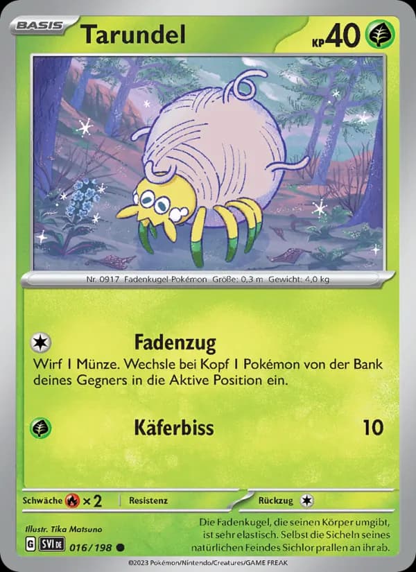 Tarundel card in German